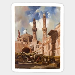 A cairo bazaar Sticker